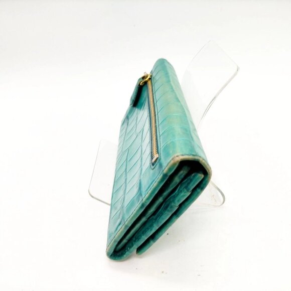 Prada Long Wallet Green Leather 4723031 - Picture 3 of 9